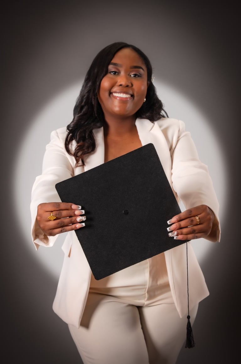 a woman in a white blazer and a black jacket