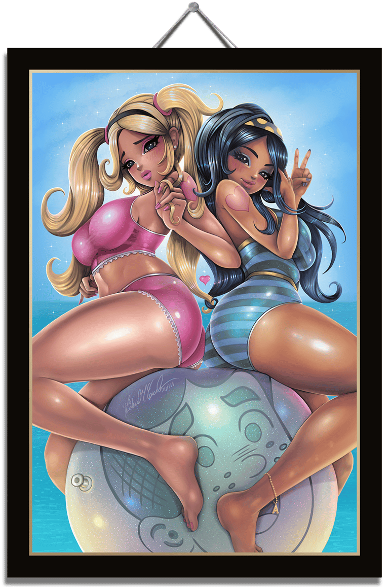 betty and veronica framed artwork