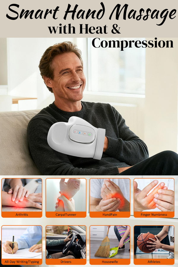 Hand Massager with Heat and Compression