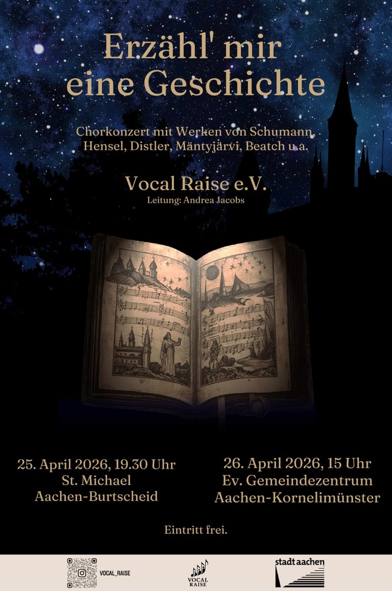 Konzertplakat "Erzähl' mir eine Geschichte"