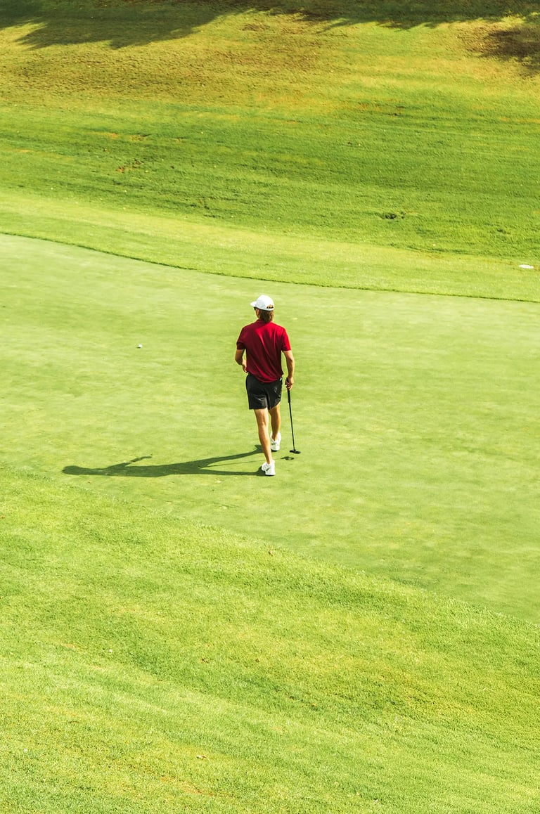 CEO of Golf en un juego en El Chaparral club golf
