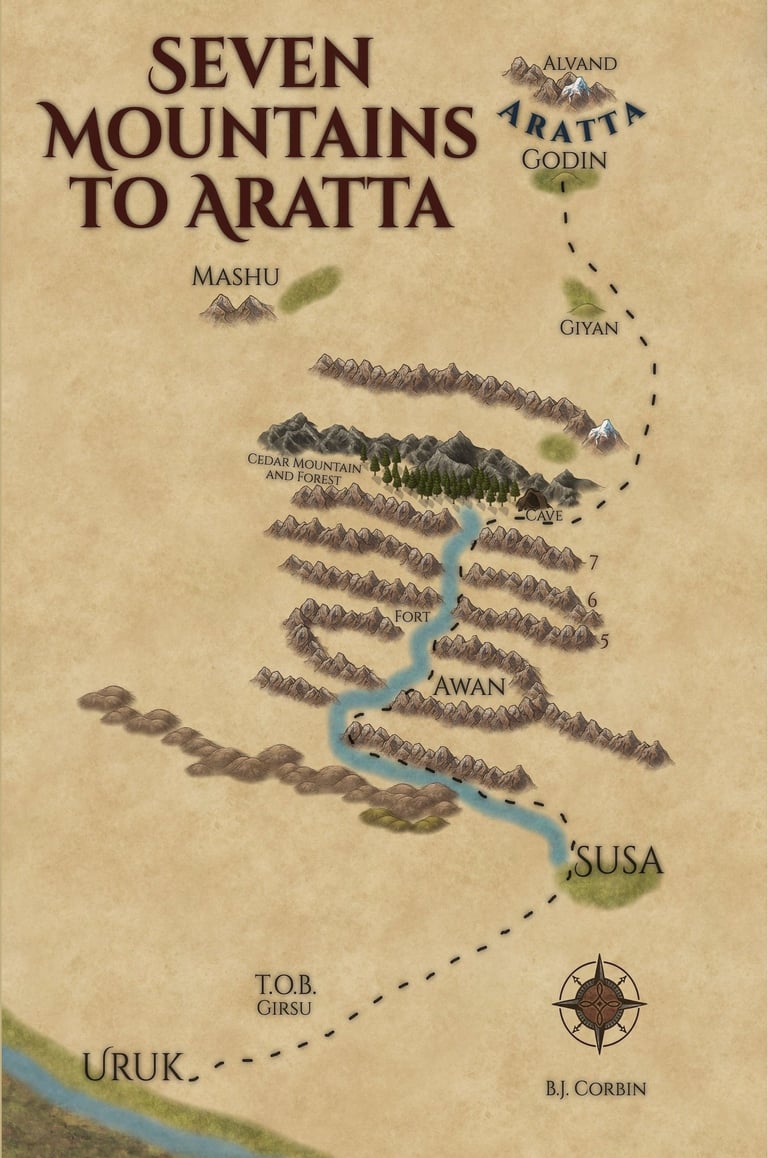 Seven Mountains to Aratta by B.J. Corbin