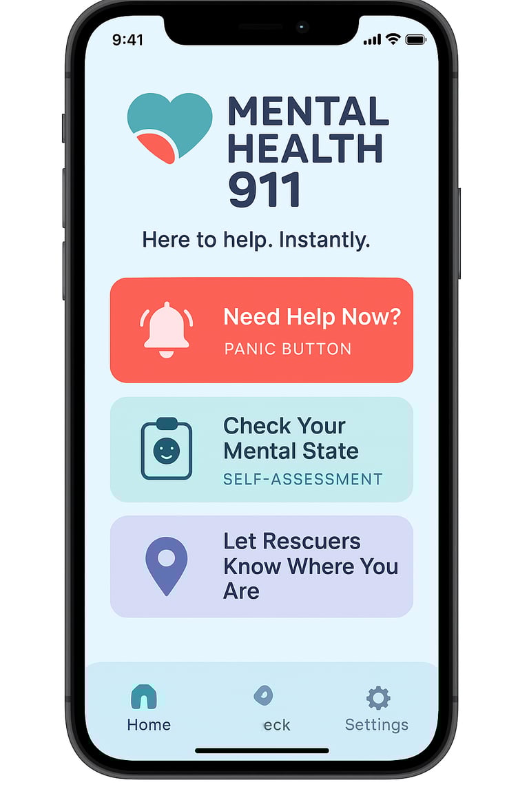 Mental Health 911 App