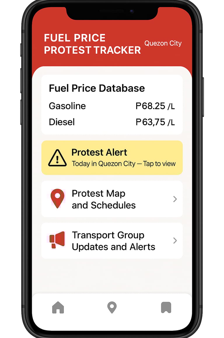 Fuel Price Protest Tracker