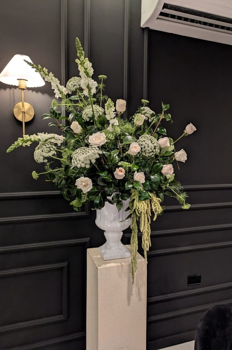 Back de ceremonia civil diseño floral Amor de Flores