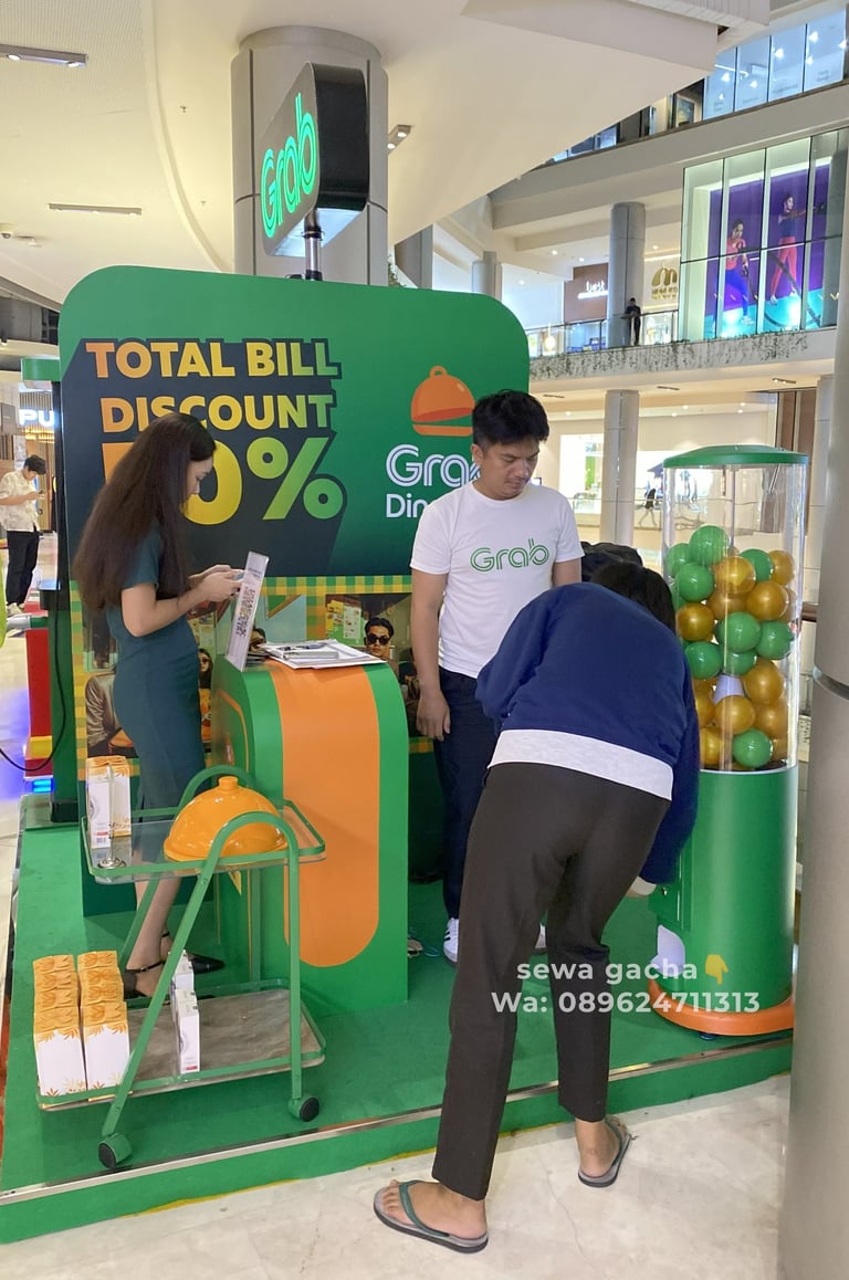 sewa mesin gachapon jumbo square jakarta