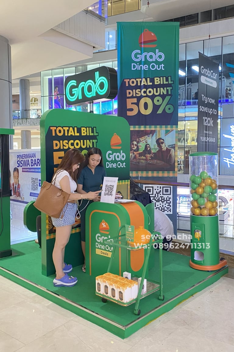 sewa mesin gachapon jumbo square jakarta