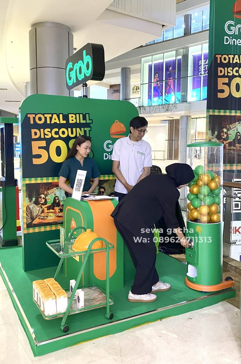 sewa mesin gachapon jumbo square jakarta
