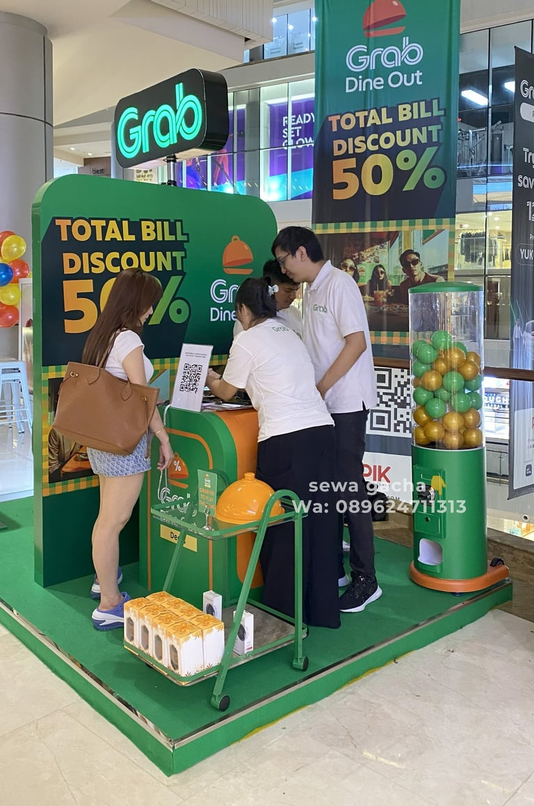 sewa mesin gachapon jumbo square jakarta