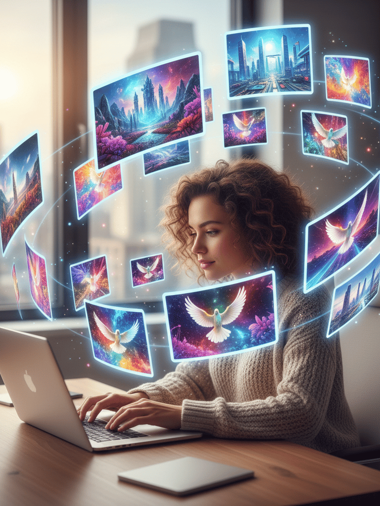 AI Image Generation tools creating business-ready visuals that accelerate marketing impact.