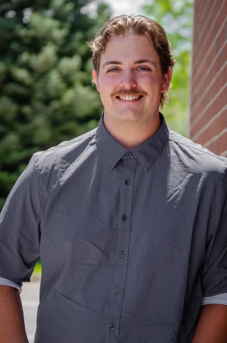 Portrait of Cameron Pruett, Edge Optics Fort Collins 