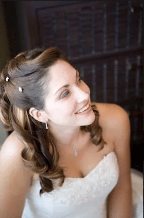 Wedding hair styling