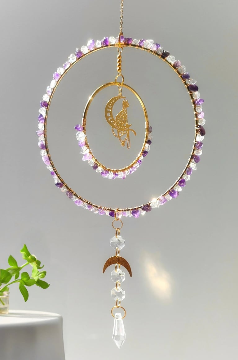 Łapacz słońca (sun catcher) do domu – dekoracja Monnica