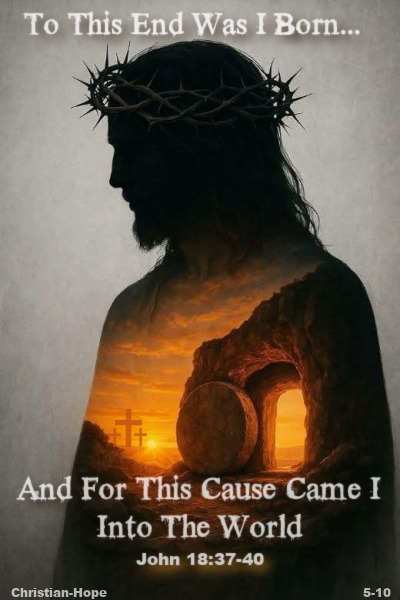 For This Cause Came I Into The World