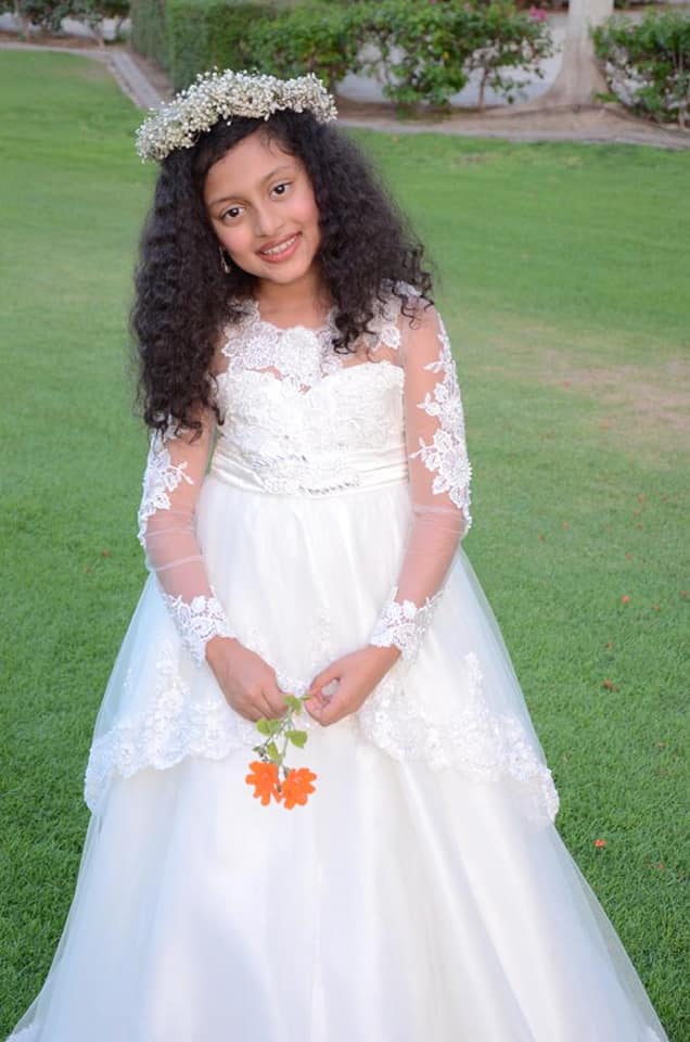 beautiful dress little bride communion dress
