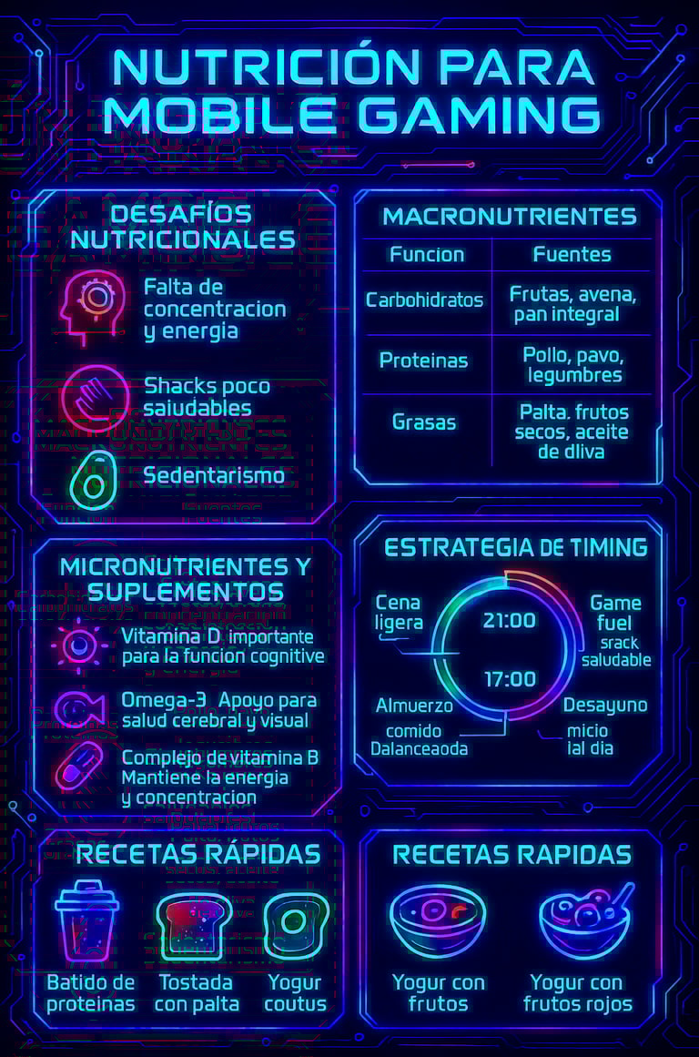 infografia gamer mobile