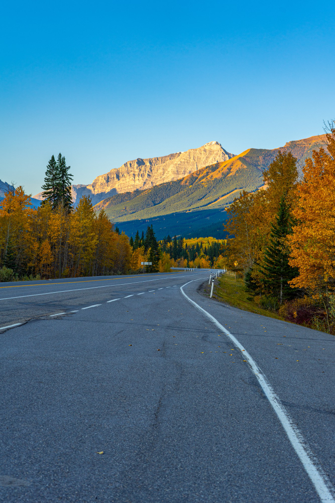 Camion de déménagement sur l'autoroute lors d'un déménagement longue distance au Canada