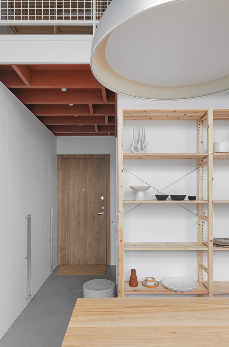 Keramikos studijos interjeras