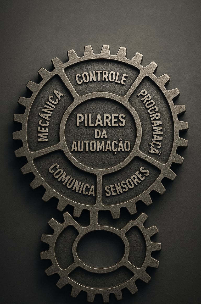 Ilustracao-engrenagem-complexa-5-partes-conectadas