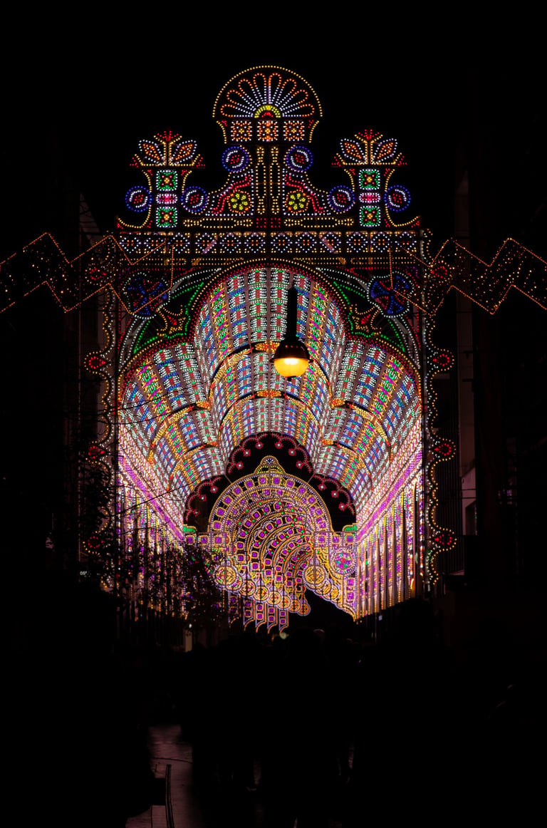 Thumbnail of a photo of lights shot at night.