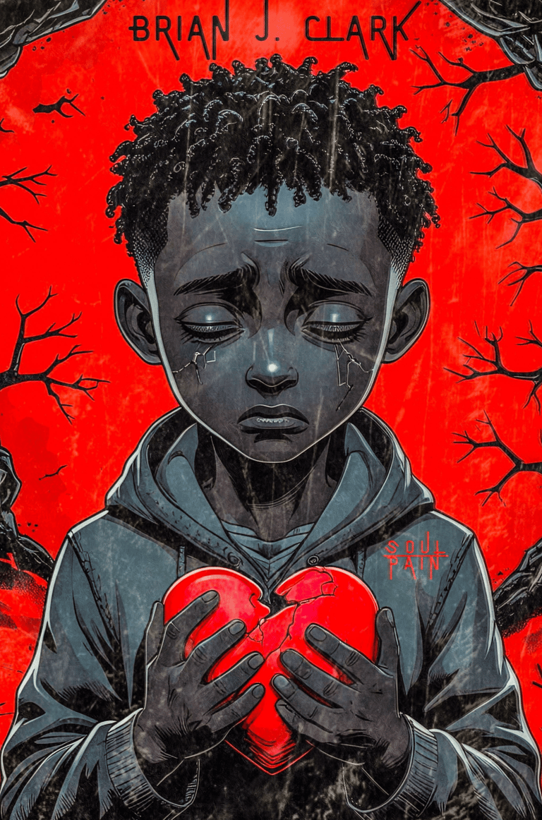 soul pain album art by brian j clark