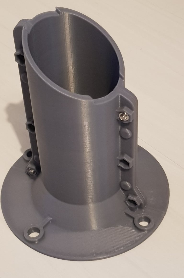 Carter sur mesure en ABS avec inserts écrous