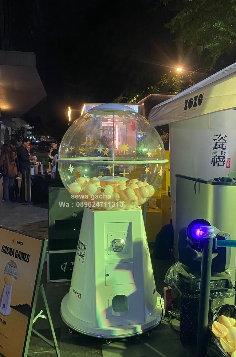 sewa mesin gacha gachapon jumbo jakarta