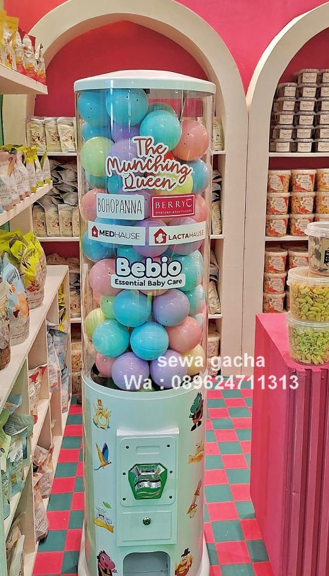 sewa mesin gacha gachapon custom