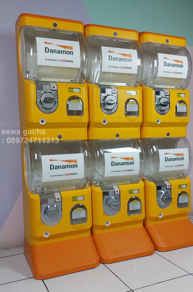 sewa mesin gacha gachapon custom 