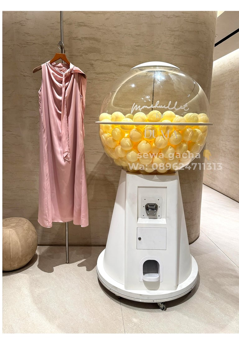 sewa mesin gacha gachapon jumbo