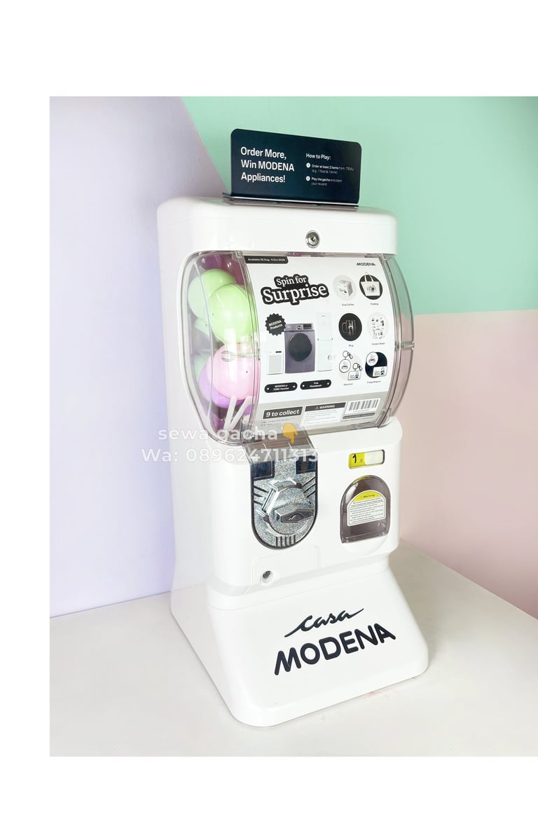 custom mesin gachapon mini