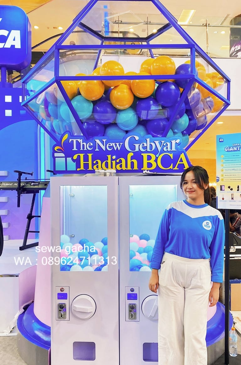 sewa giant jumbo gacha custom prisma gachapon