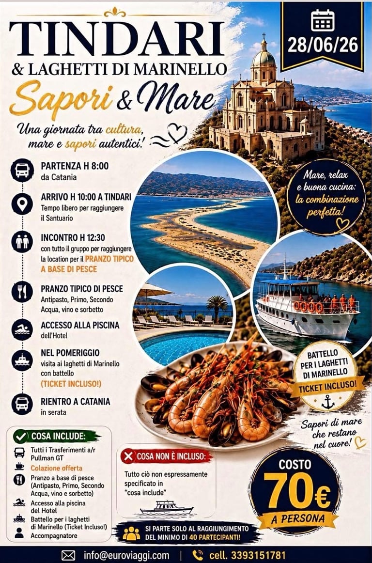 Tindari spiagge mare pranzo tipico di pesce