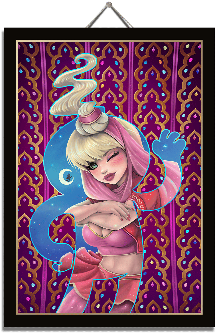 8 Billion Genies framed artwork