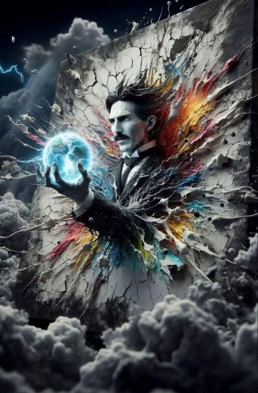 a man holding a ball in his hand