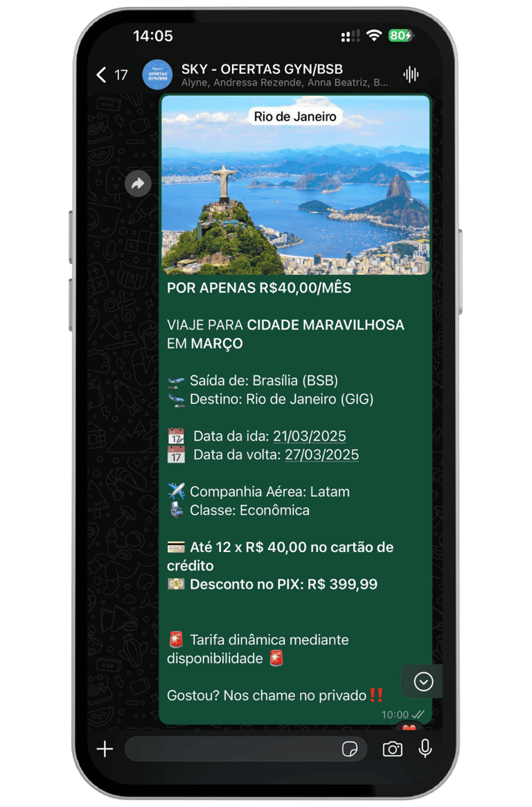 Imagem do Grupo com uma promoção imperdivel