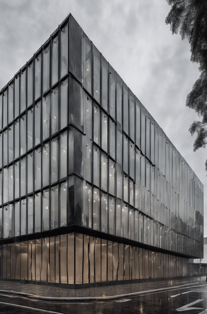 gray concrete building covered trees
