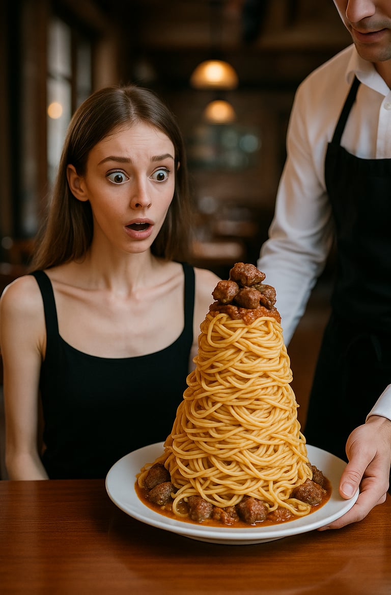 Assiette de pâtes pour la journée mondiale de l'alimentation.