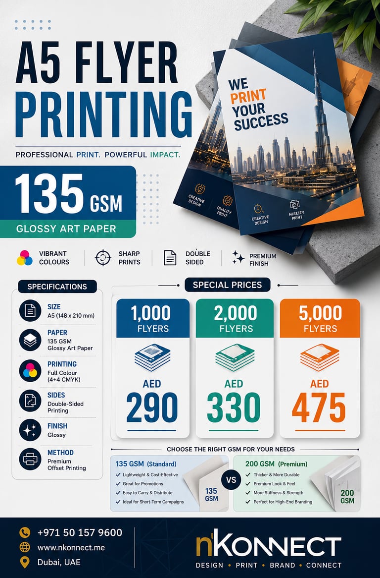 flyer design and print