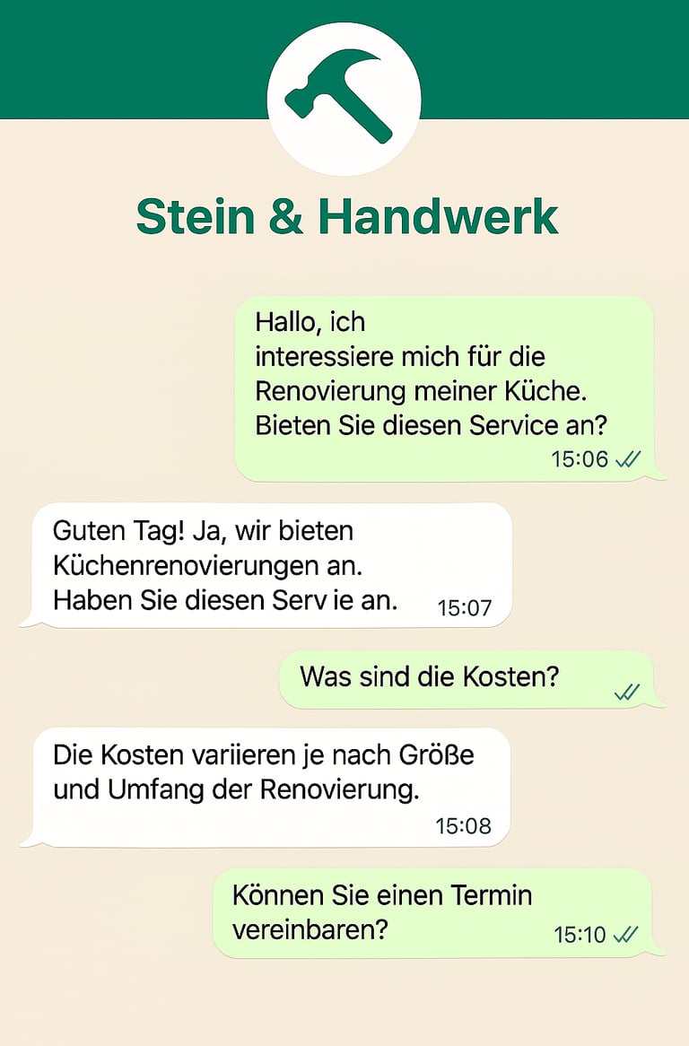 a text message message from a customer who is asking to her to do something