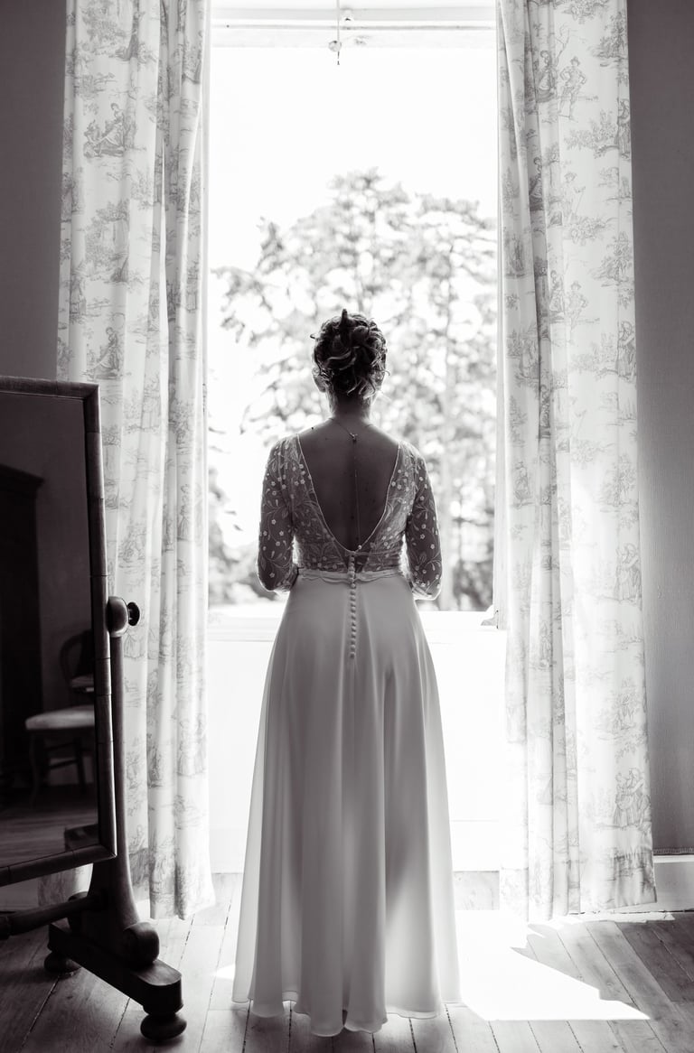 Robe de la mariée château de dangy