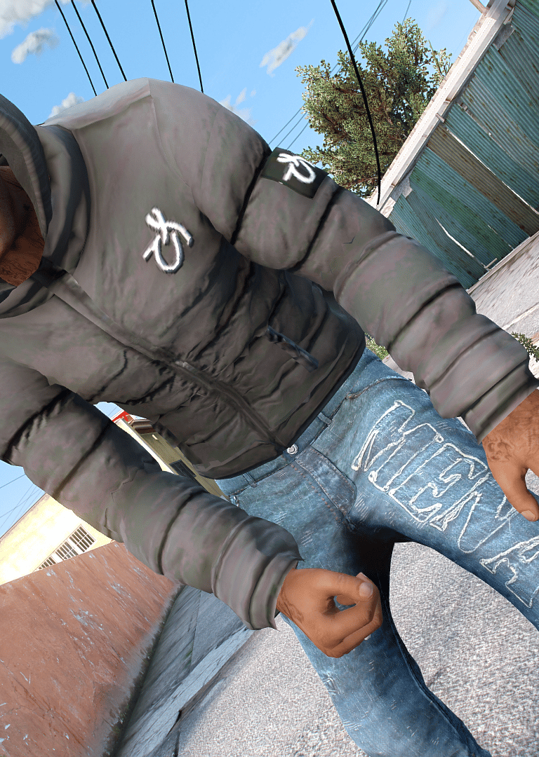 Black gangster-style ped character – GTA5