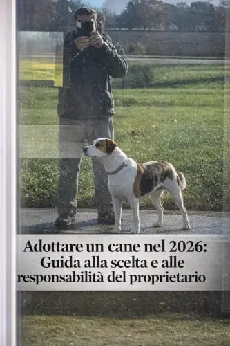 a man taking a picture of a dog in front of a mirror