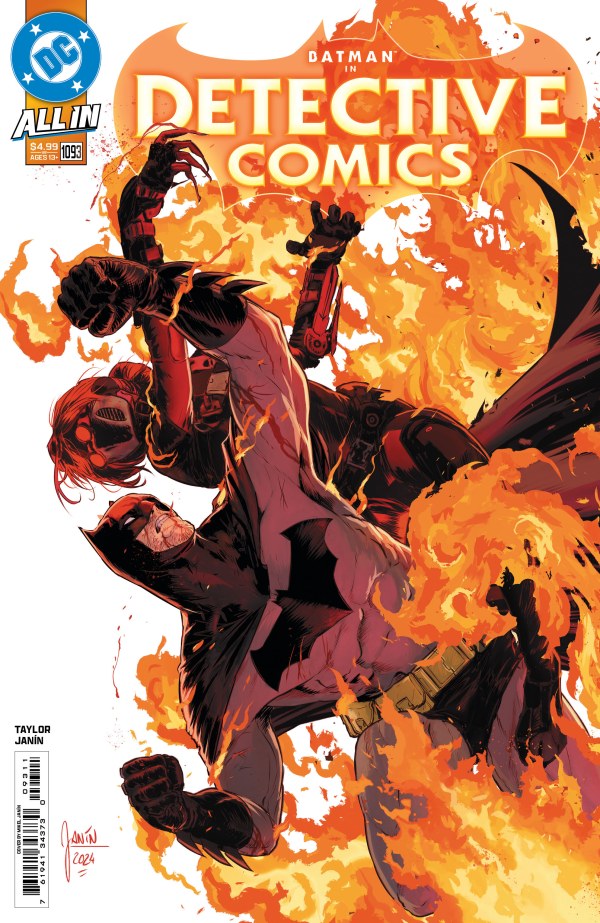 a batman comic book cover of detective comics dark knight