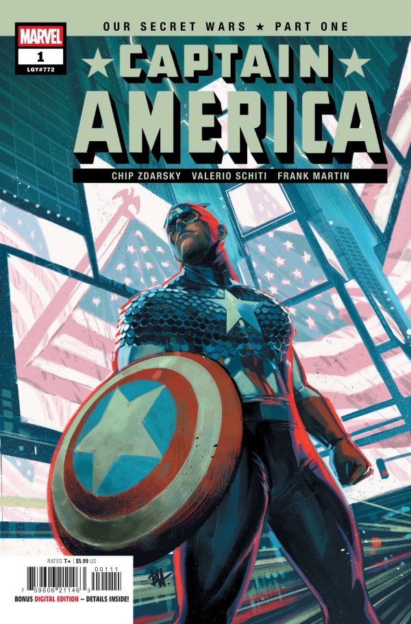 Captain America #1 by Ben Harvey