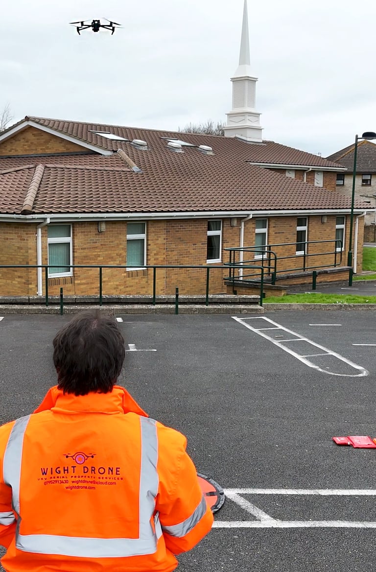 Wigth Drone Roof Inspection