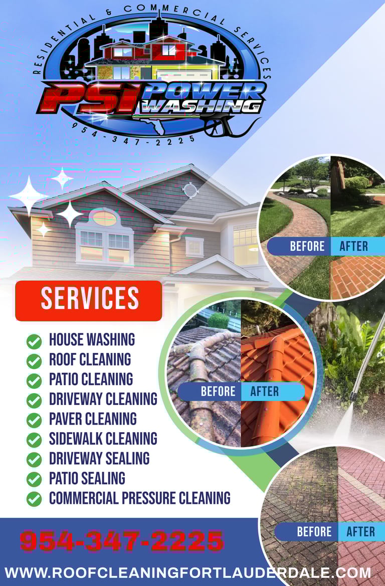 PRESSURE WASHING SERVICES FORT LAUDERDALE fl