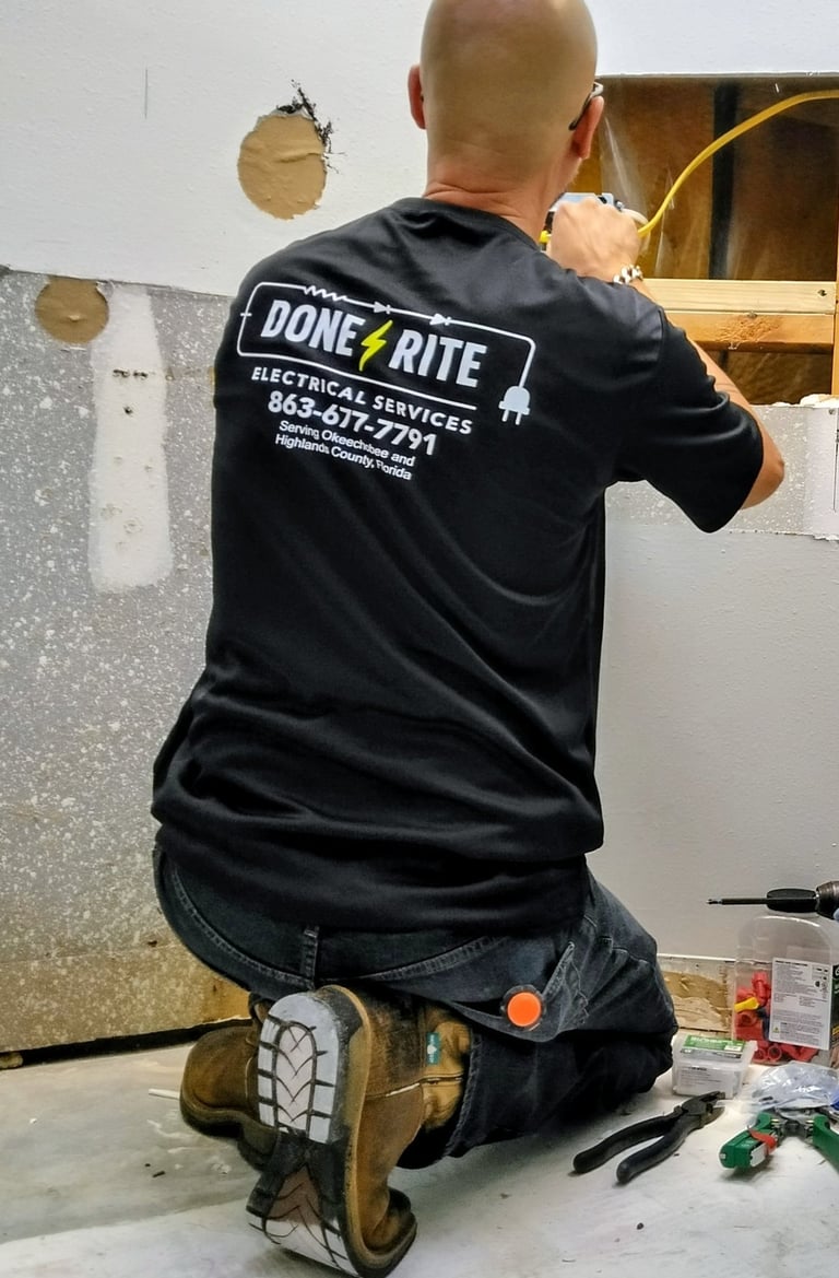 Residential electrical wiring – safe and neat install