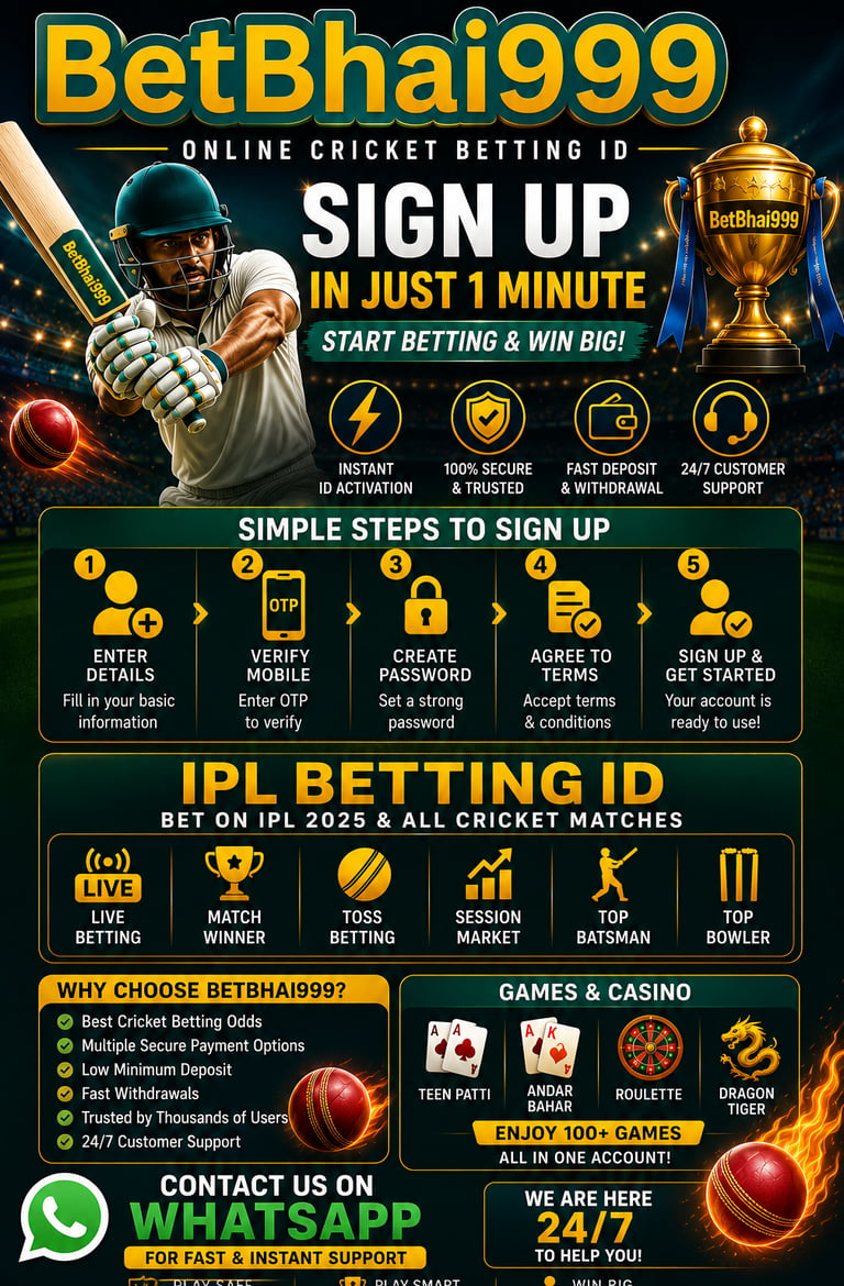 Betbhai999 signup