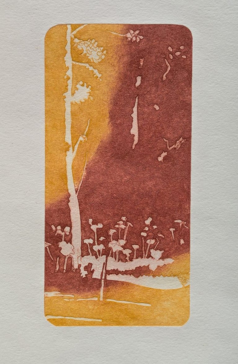 Sous-bois gravure tetrapak